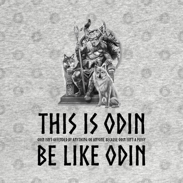 Anti-Communist SJW - Odin Is Not A Pussy - Viking Mythology by Styr Designs